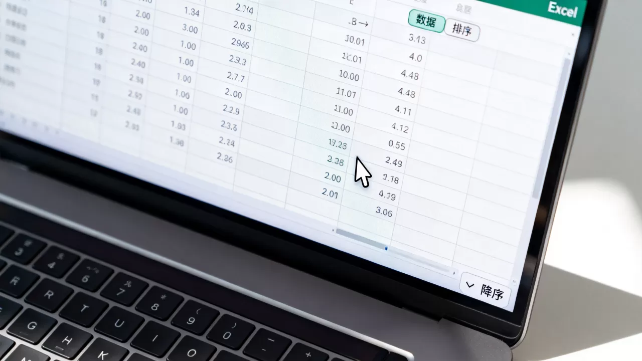 Excel数字怎么降序排列？excel表格数据排序方法