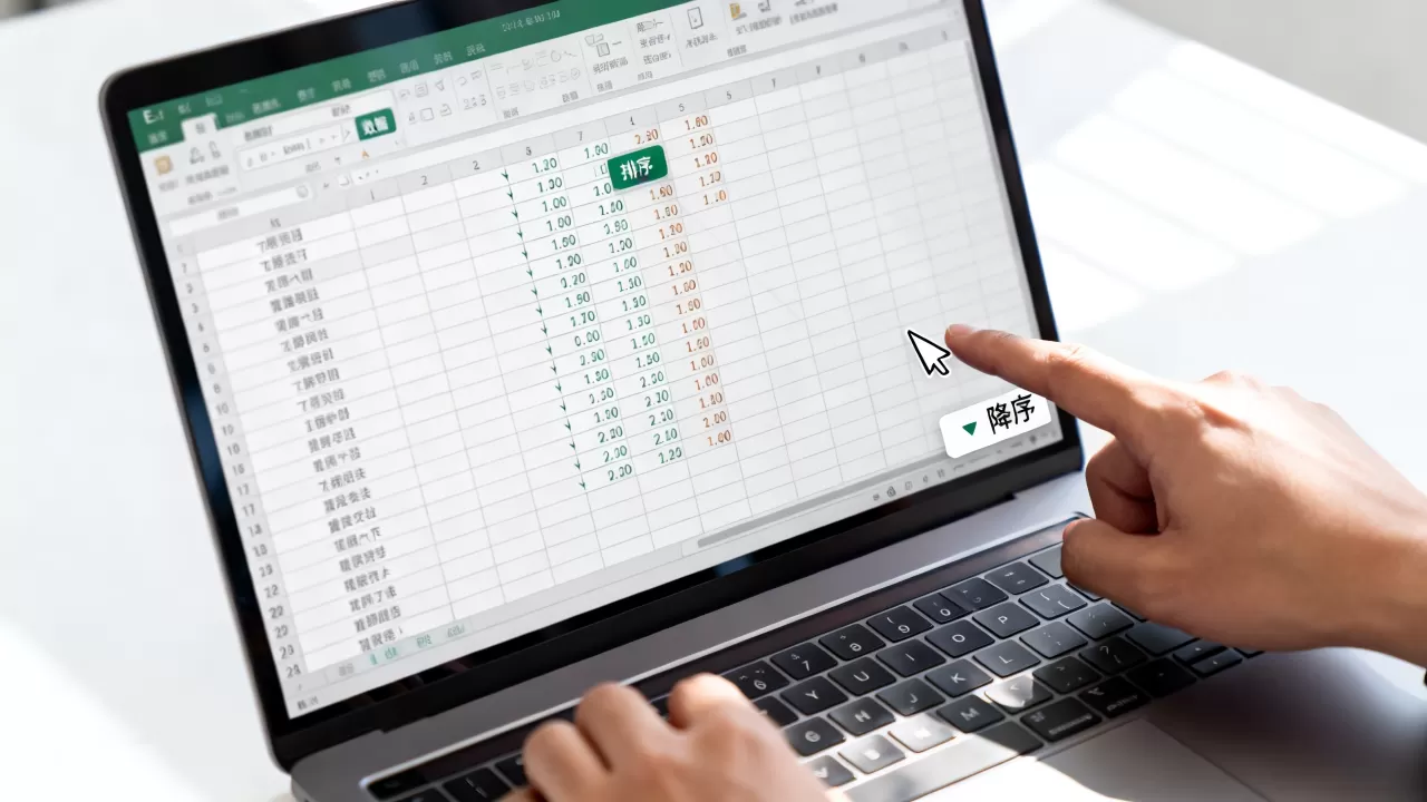Excel数字怎么降序排列？excel表格数据排序方法