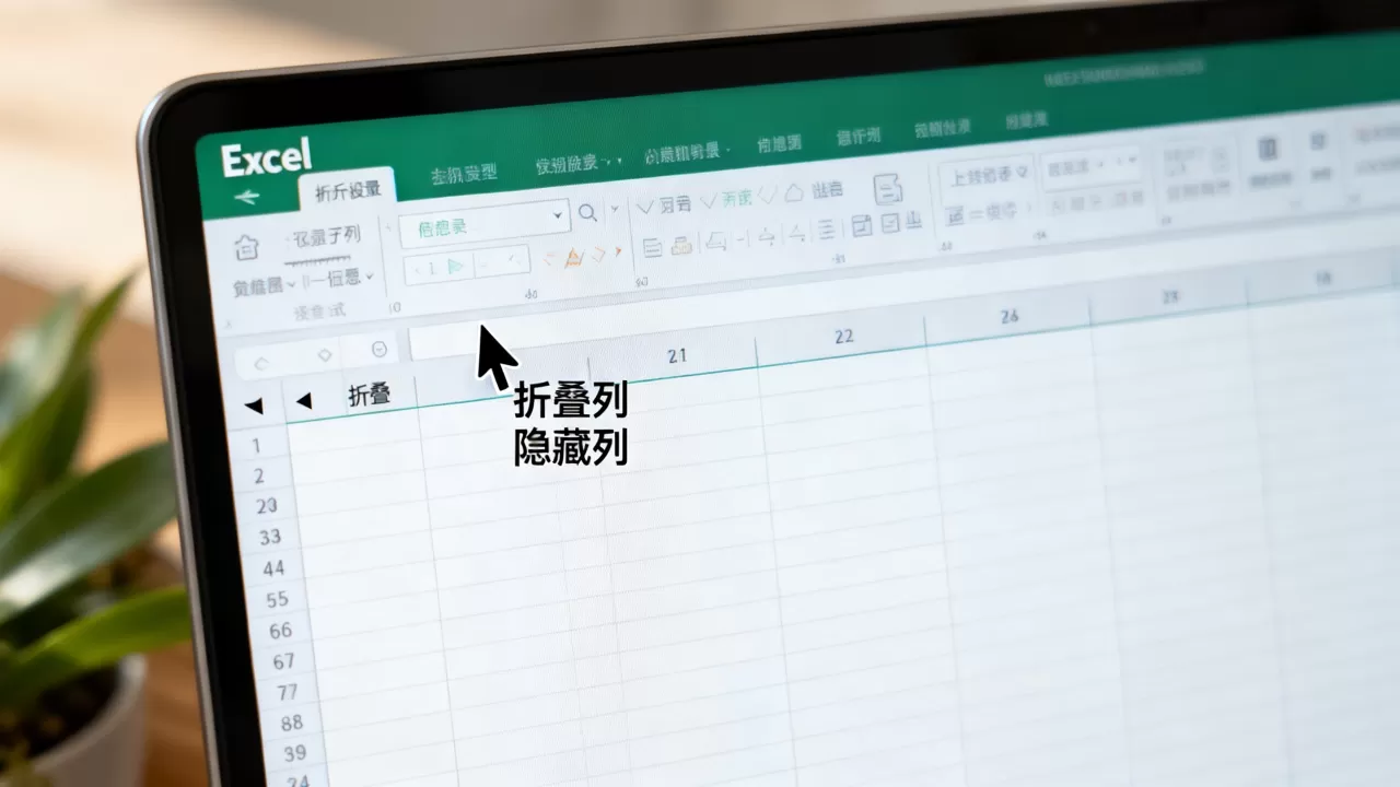 Excel列怎么折叠?excel表格隐藏列显示方法 Excel列怎么折叠?excel表格隐藏列显示方法