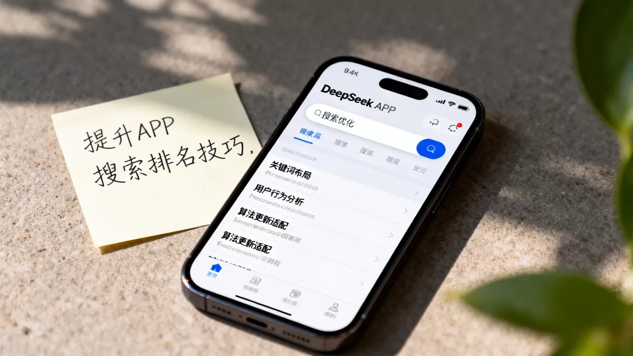 DeepSeek APP搜索优化最新怎么玩?如何提升APP搜索排名 DeepSeek APP搜索优化最新怎么玩?如何提升APP搜索排名