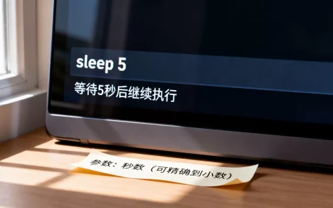 linux sleep如何实现？linux sleep命令参数详解