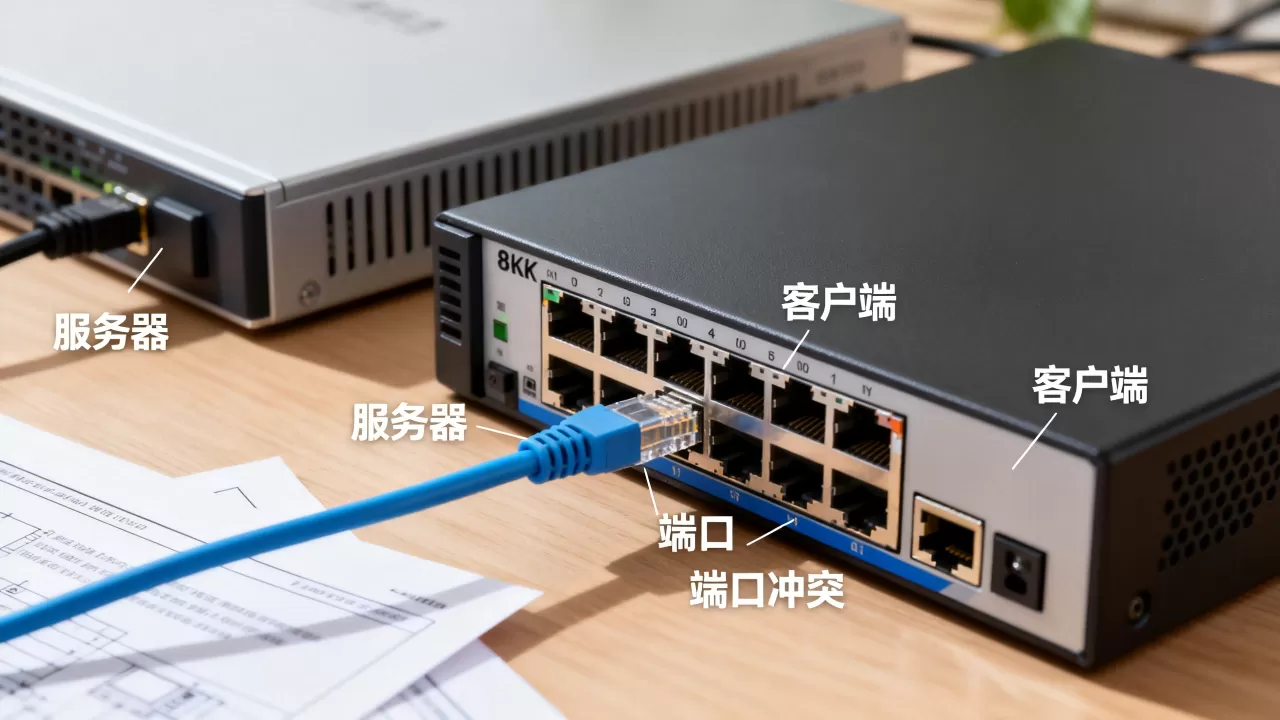 服务器和客户端端口一样能通吗?端口冲突怎么解决 服务器和客户端端口一样能通吗?端口冲突怎么解决