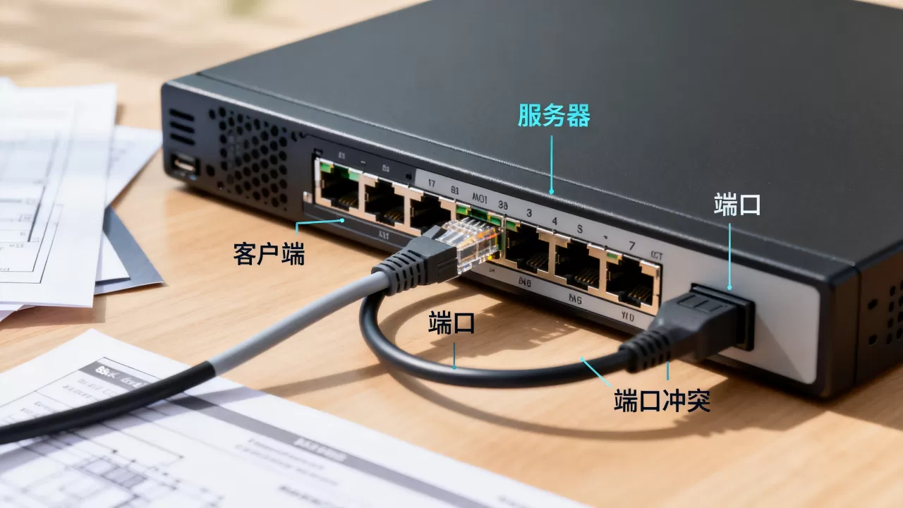 服务器和客户端端口一样能通吗?端口冲突怎么解决 服务器和客户端端口一样能通吗?端口冲突怎么解决