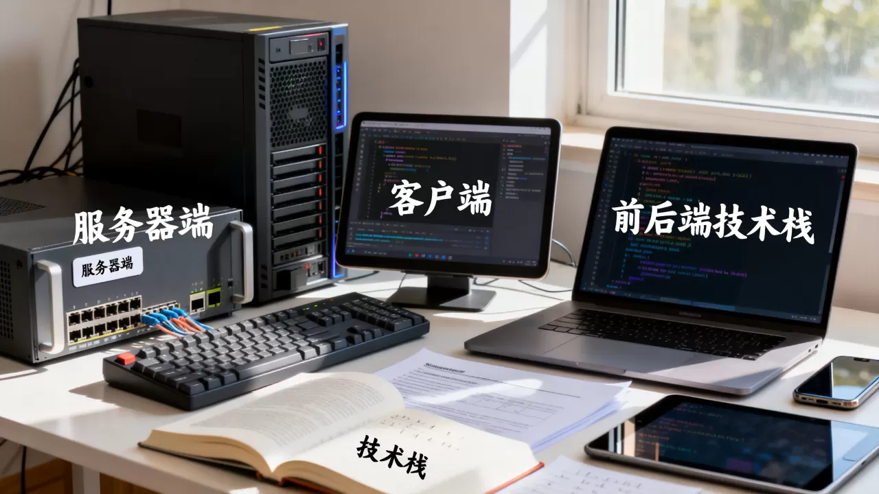服务器端与客户端开发区别是什么？前后端开发技术栈有哪些