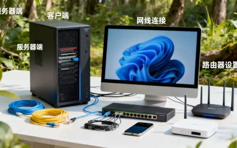 服务器端和客户端如何联网？电脑连不上网络怎么办