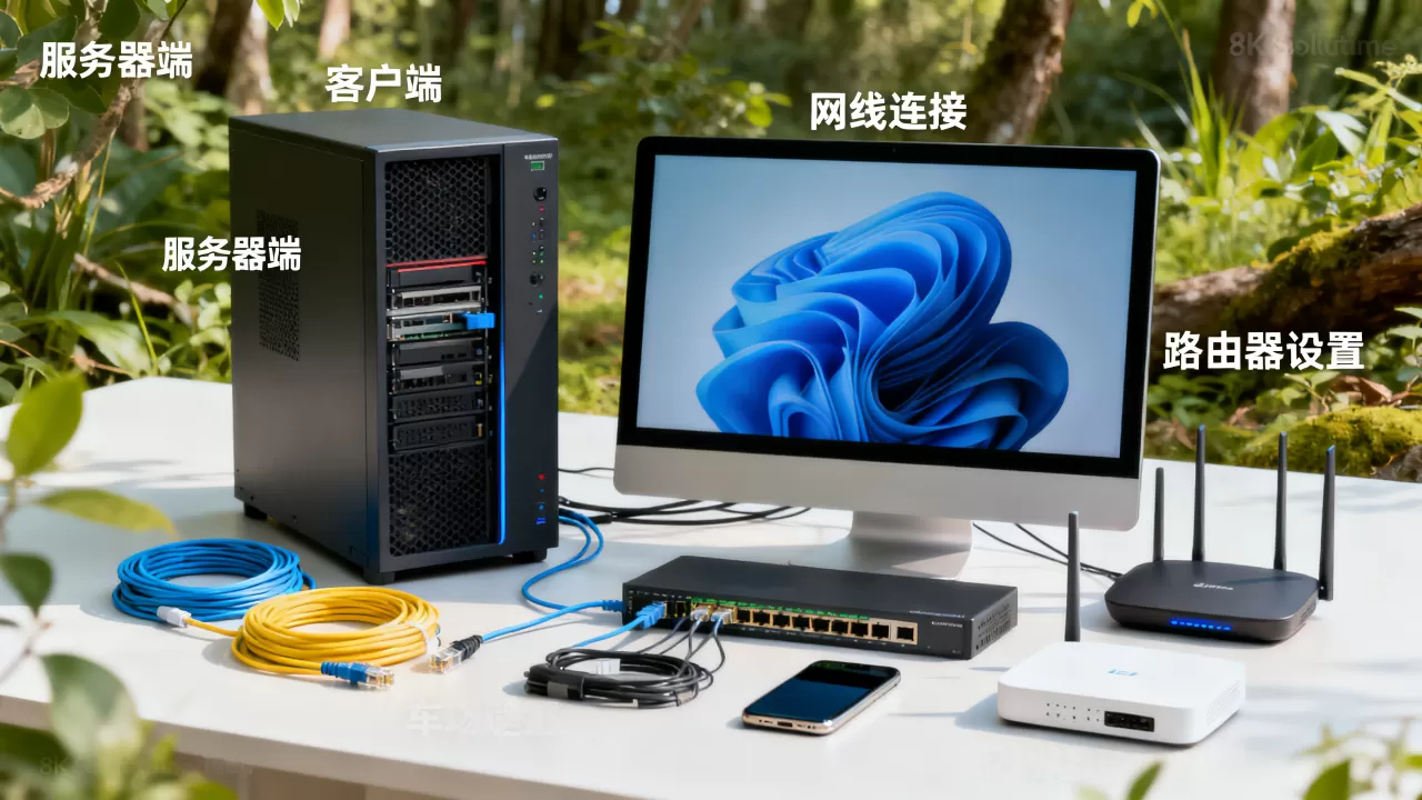 服务器端和客户端如何联网?电脑连不上网络怎么办 服务器端和客户端如何联网?电脑连不上网络怎么办