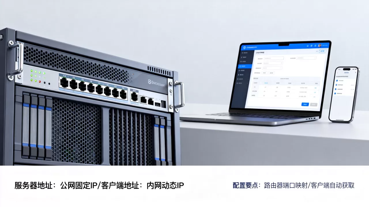 服务器地址和客户端地址有什么区别？如何正确配置网络地址