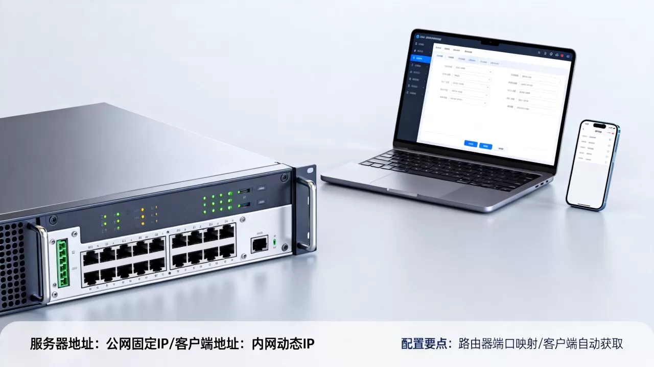 服务器地址和客户端地址有什么区别？如何正确配置网络地址