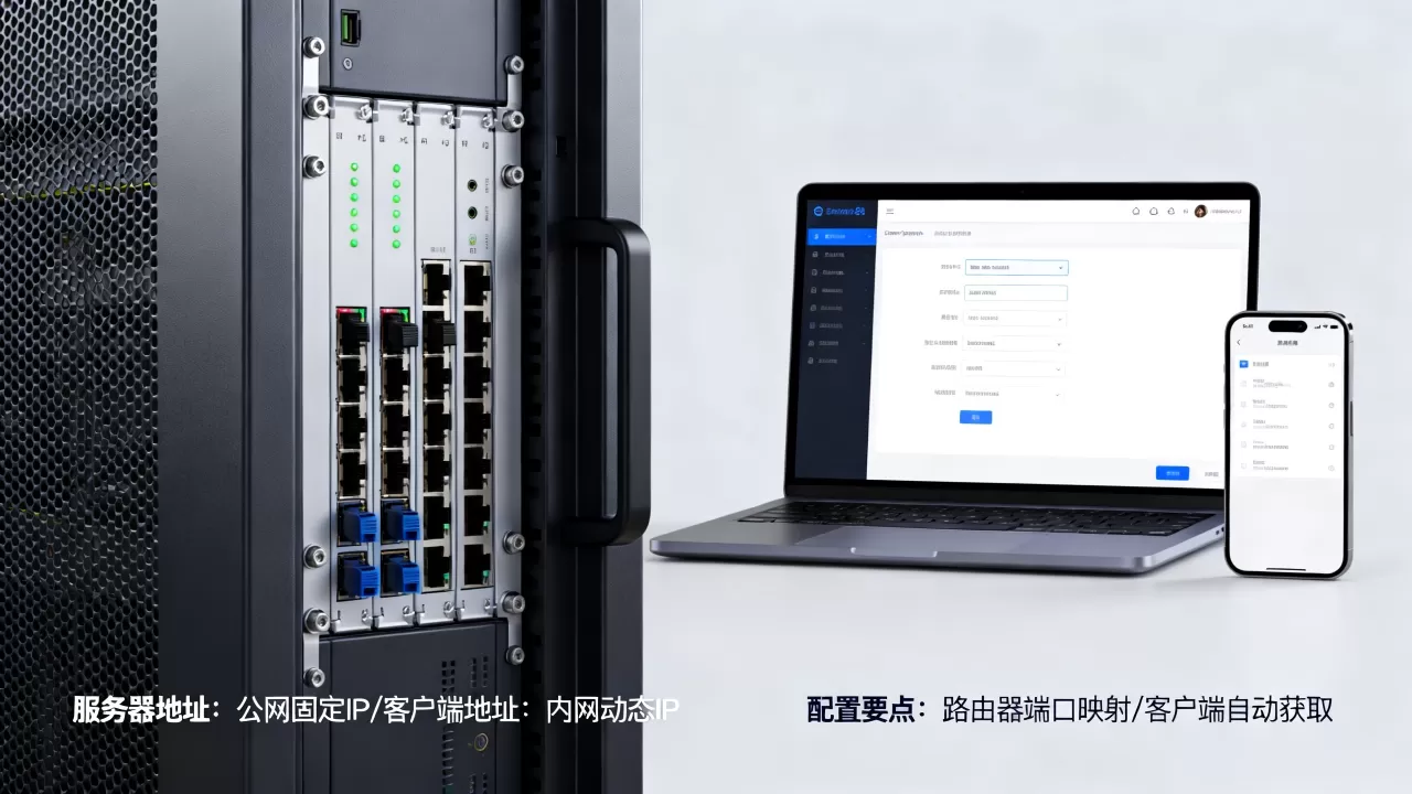 服务器地址和客户端地址有什么区别？如何正确配置网络地址