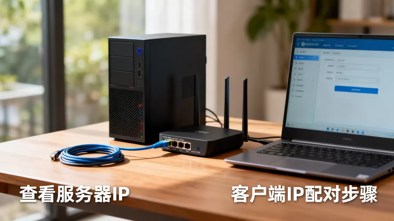 如何查看服务器ip和客户端ip的匹配？服务器ip和客户端ip怎么配对