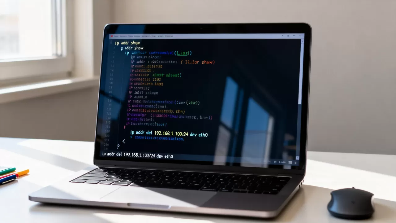 linux怎么取消ip配置？linux删除静态ip地址命令