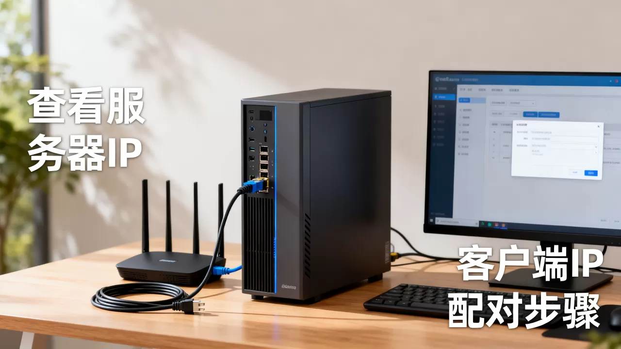 如何查看服务器ip和客户端ip的匹配？服务器ip和客户端ip怎么配对
