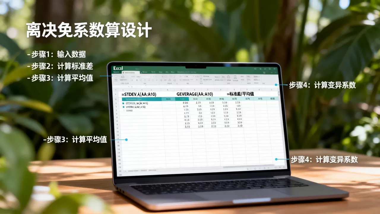 excel离散系数怎么算？excel计算变异系数的具体步骤