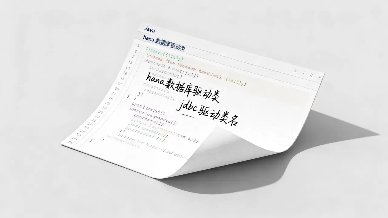 hana数据库驱动类是什么?hana数据库jdbc驱动类名 hana数据库驱动类是什么?hana数据库jdbc驱动类名