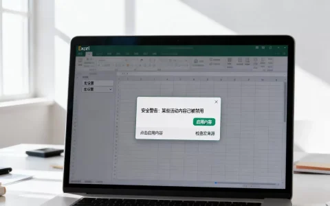Excel提示启用内容怎么办？如何安全启用宏内容
