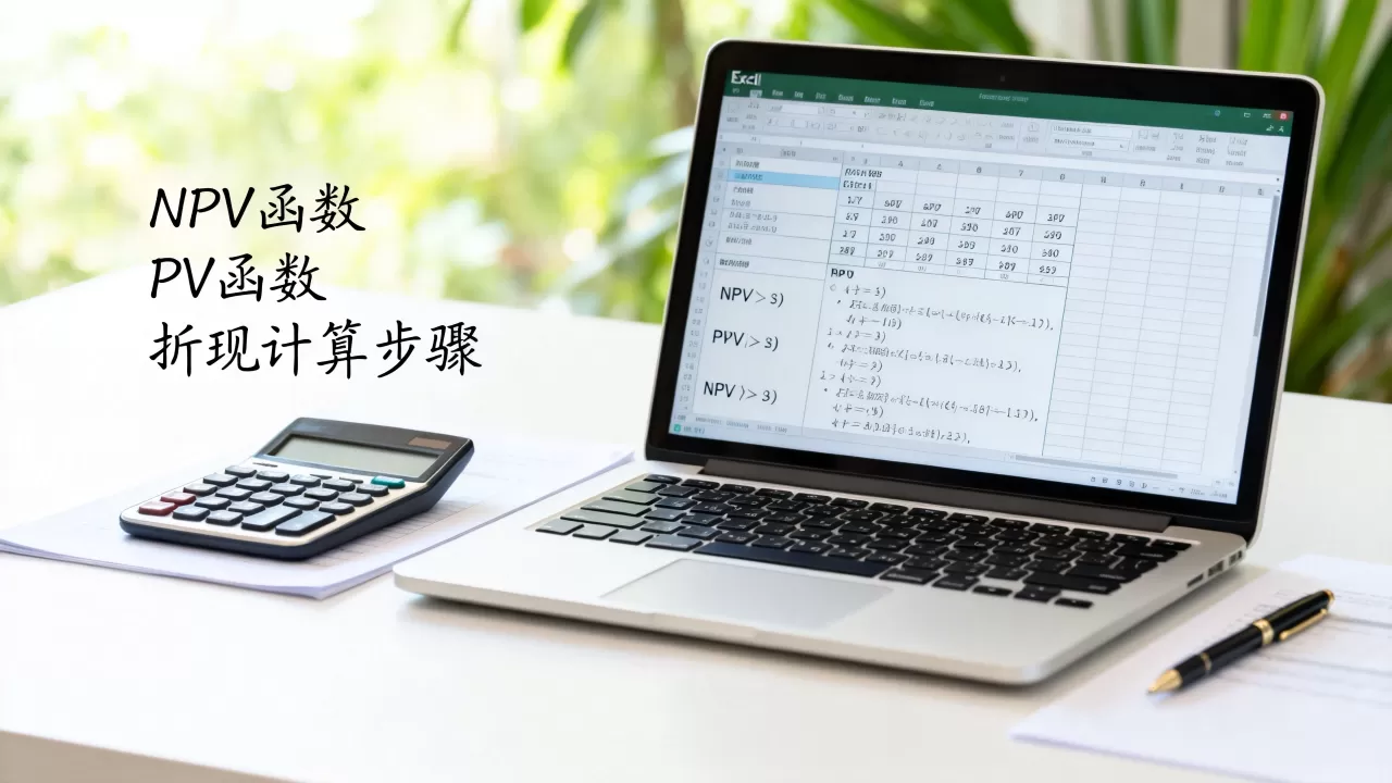 Excel怎么折现?Excel现值函数NPV和PV怎么用 Excel怎么折现?Excel现值函数NPV和PV怎么用