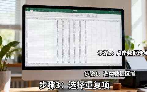 Excel中如何快速查找重复值？