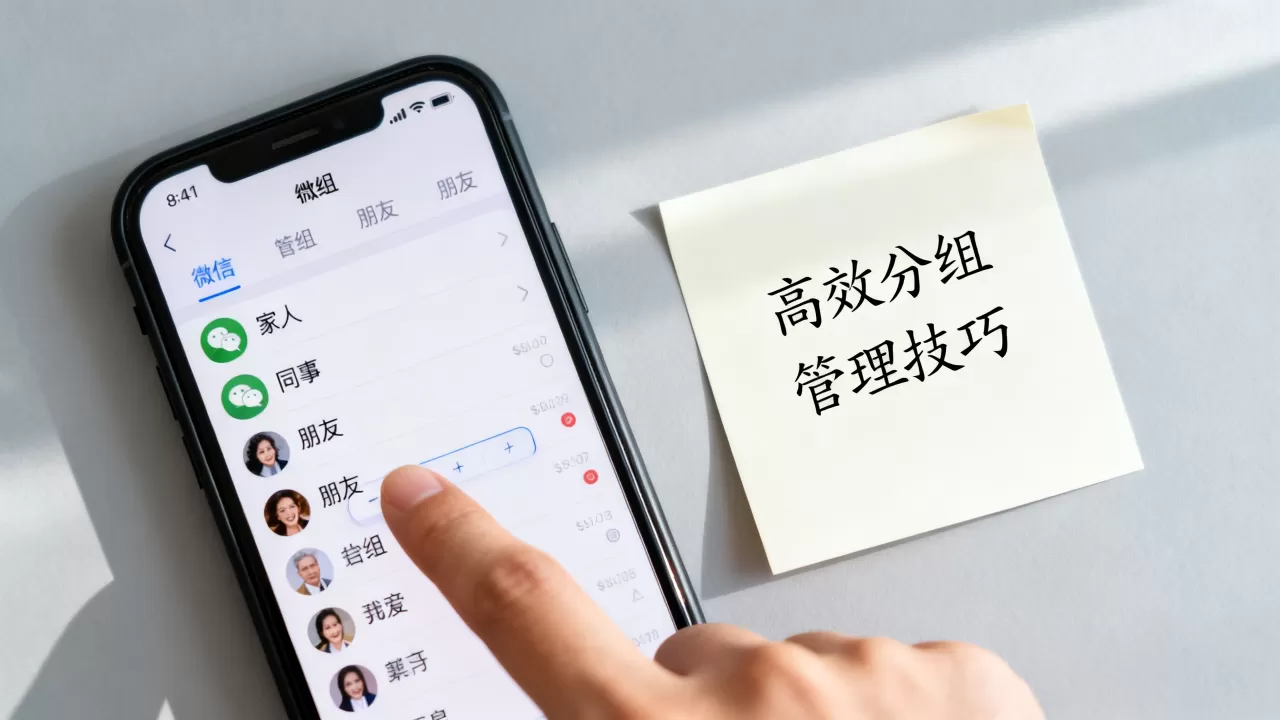 如何高效进行分组管理？微信分组管理技巧