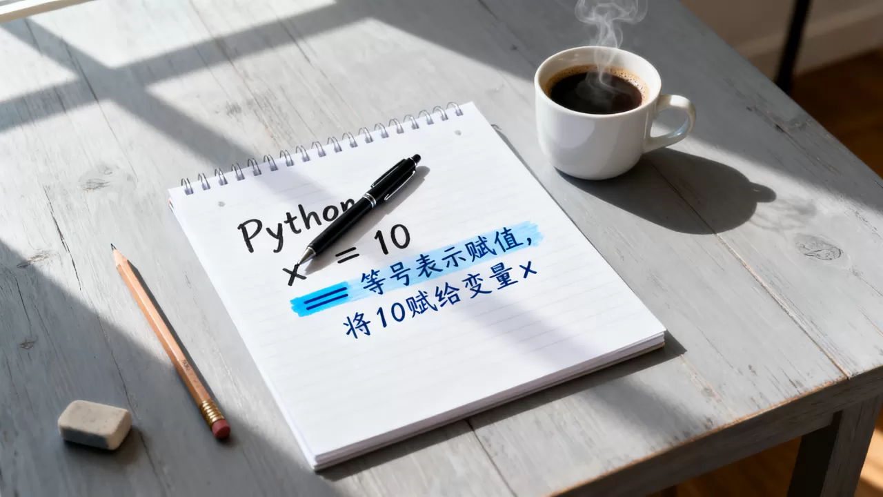 Python的等号是什么意思?python赋值运算符用法详解 Python的等号是什么意思?python赋值运算符用法详解