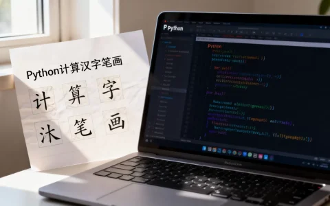Python如何计算汉字笔画？python汉字笔画数查询