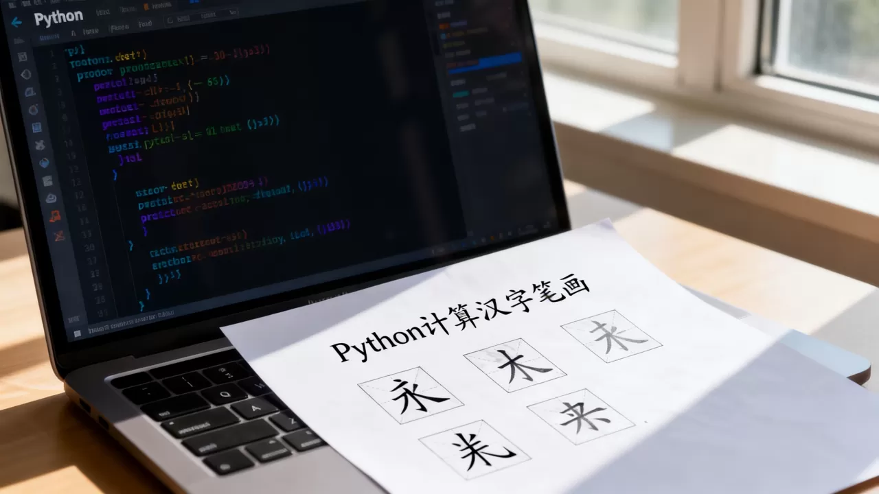 Python如何计算汉字笔画?python汉字笔画数查询 Python如何计算汉字笔画?python汉字笔画数查询