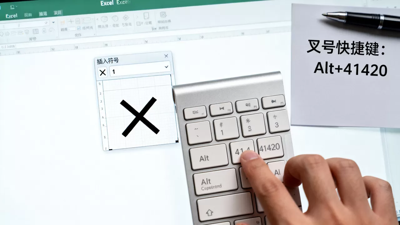 Excel符号叉怎么打?excel输入叉号快捷键 Excel符号叉怎么打?excel输入叉号快捷键