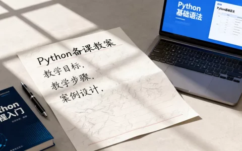 python备课怎么做？python备课教案模板