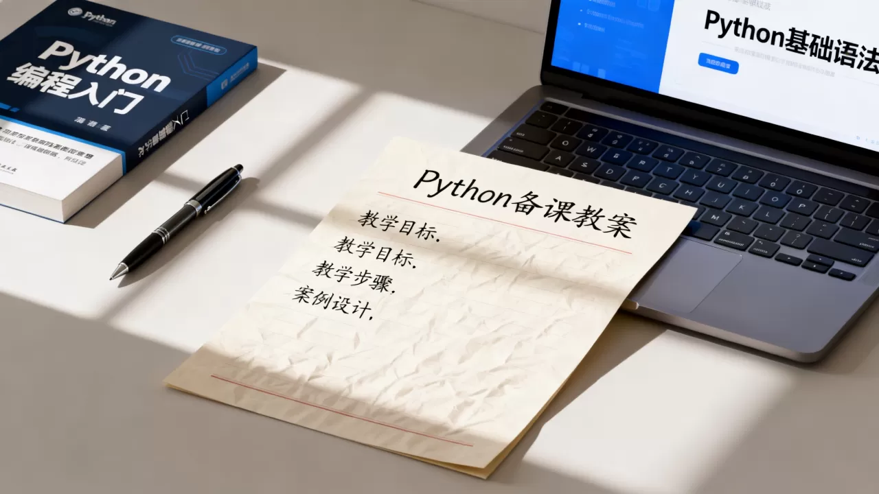 python备课怎么做？python备课教案模板
