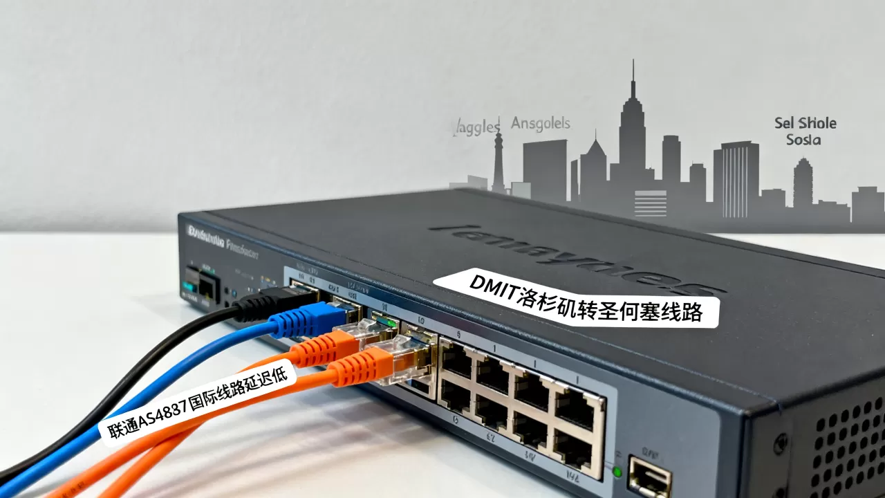 DMIT洛杉矶转圣何塞线路更好吗？联通AS4837国际线路延迟低