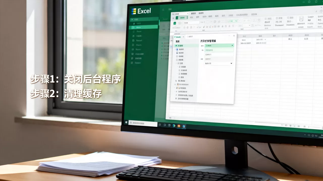 Excel运行太卡怎么办？电脑卡顿怎么解决