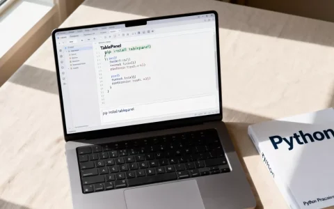 TablePanel Python怎么用？Python TablePanel库安装教程