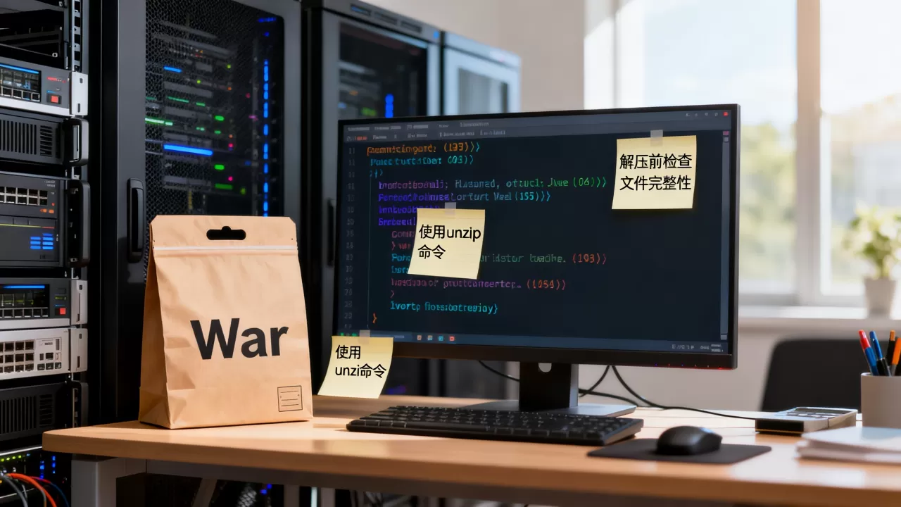 服务器解压war包报错怎么办?如何正确解压war包 服务器解压war包报错怎么办?如何正确解压war包