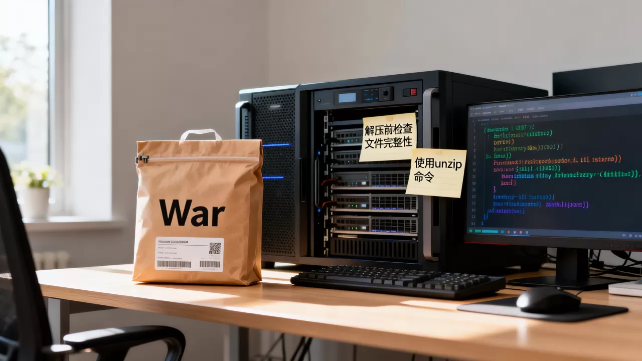 服务器解压war包报错怎么办?如何正确解压war包 服务器解压war包报错怎么办?如何正确解压war包