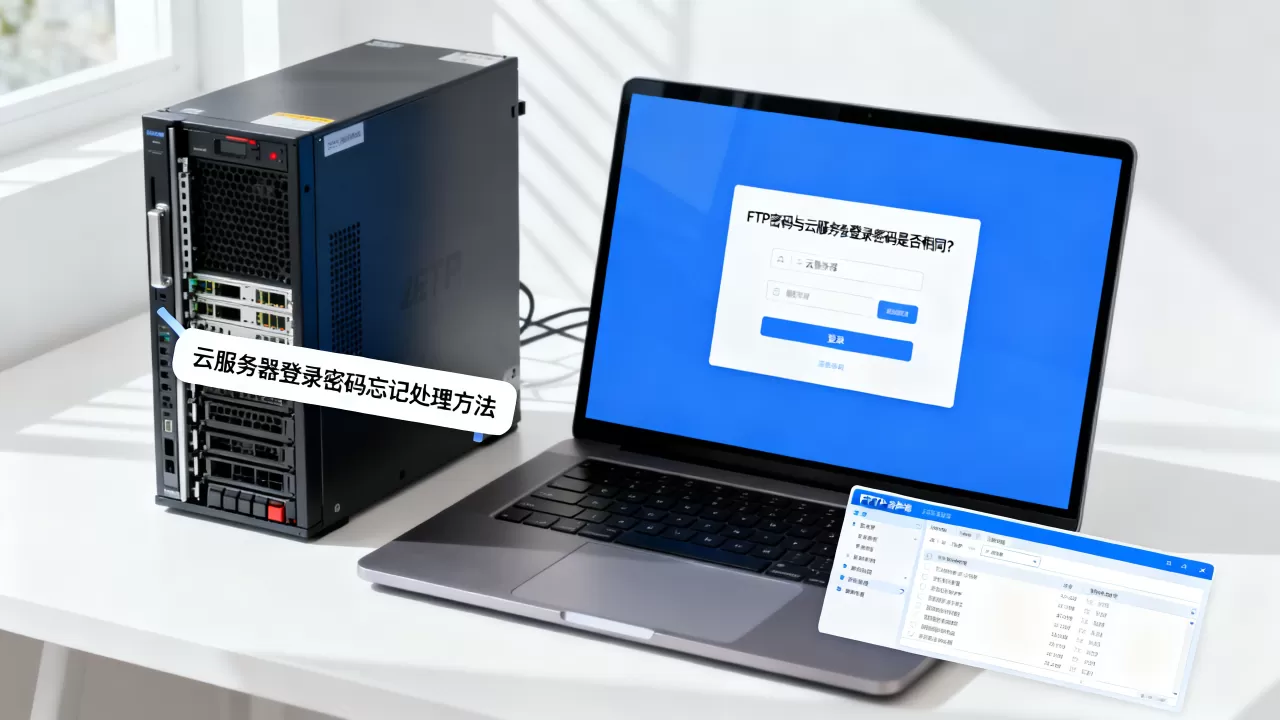 FTP密码和云服务器登录密码一样吗？云服务器登录密码忘了怎么办