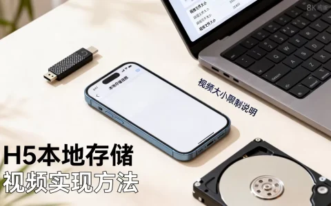 H5本地存储视频怎么实现？H5本地存储视频大小限制