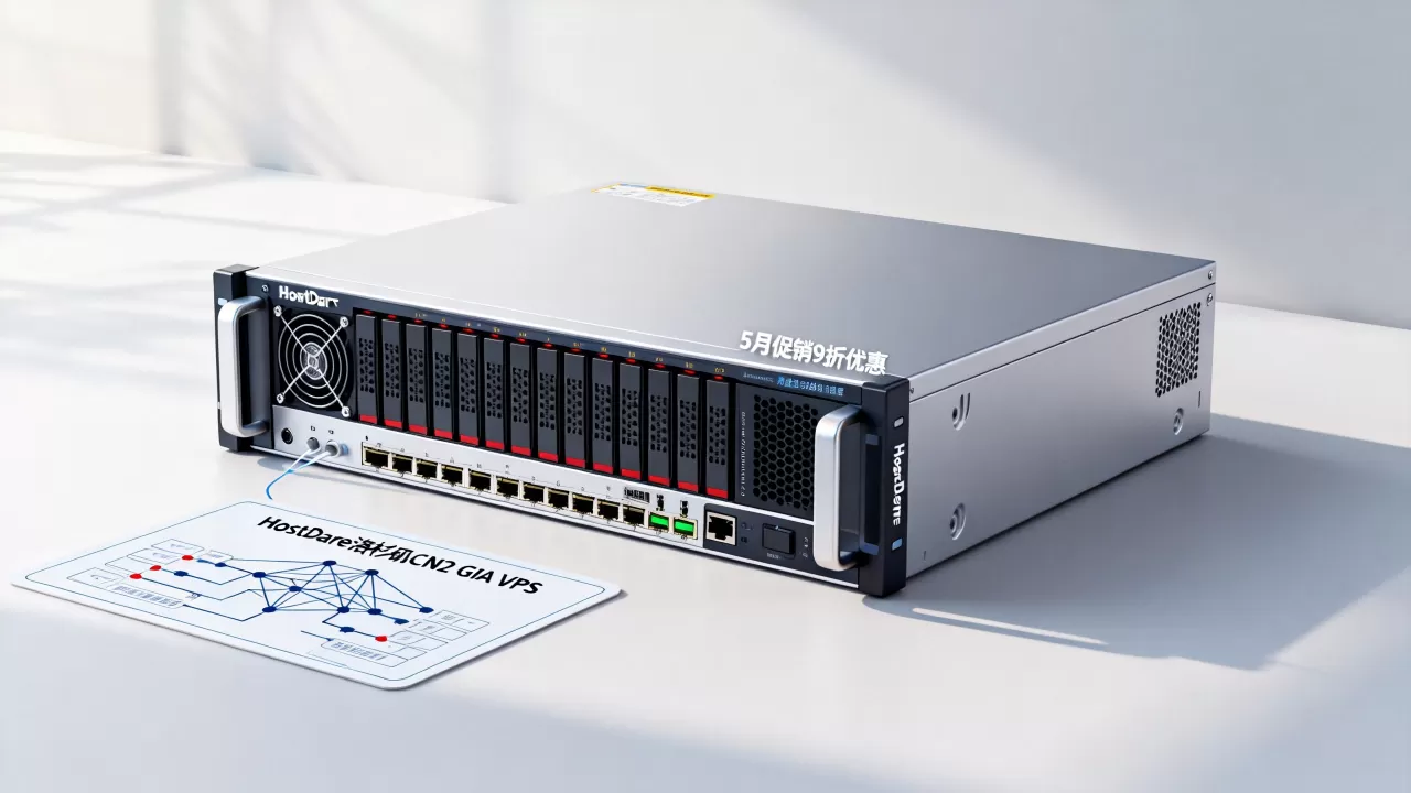 HostDare洛杉矶CN2 GIA VPS值得买吗?5月促销9折优惠 HostDare洛杉矶CN2 GIA VPS值得买吗?5月促销9折优惠