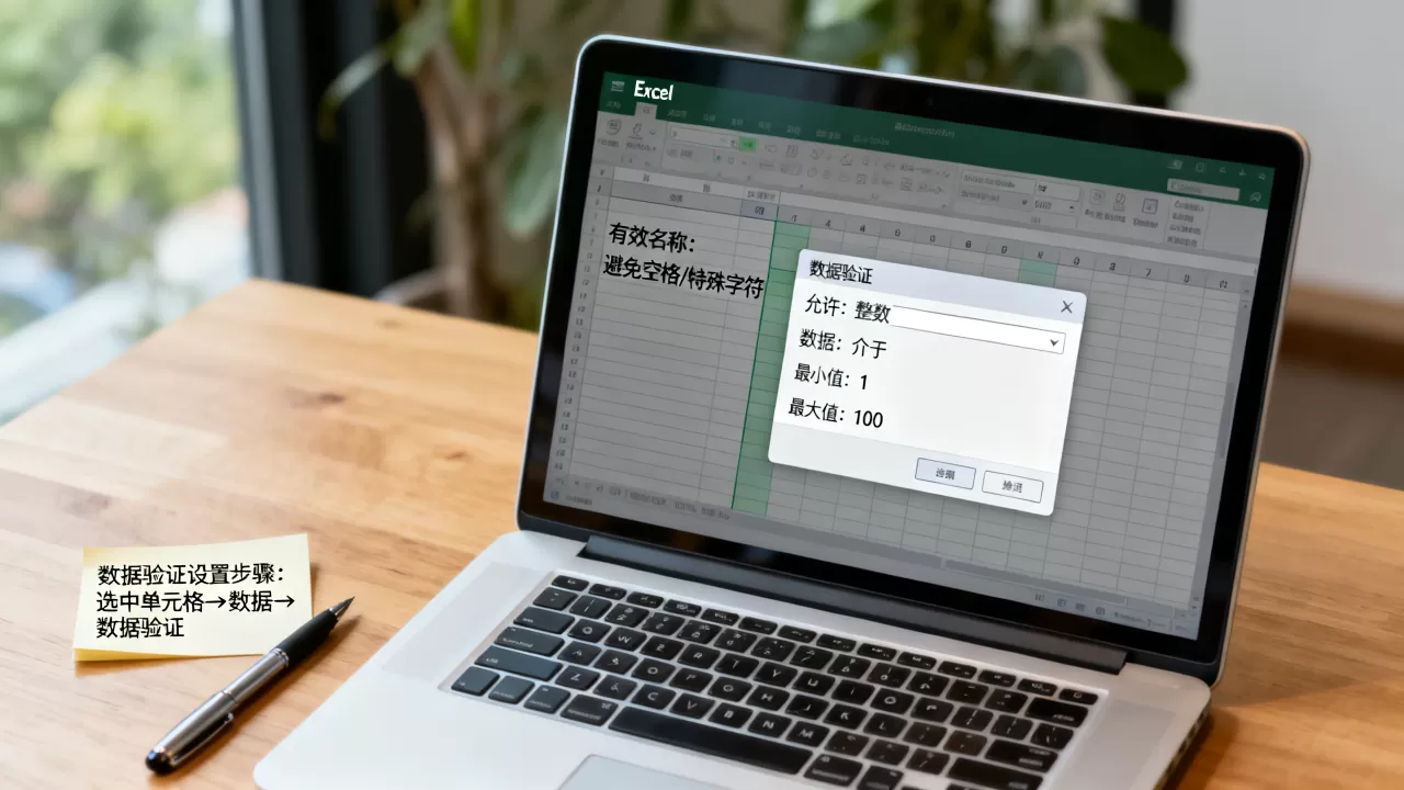 Excel有效名称是什么?excel数据验证怎么设置 Excel有效名称是什么?excel数据验证怎么设置