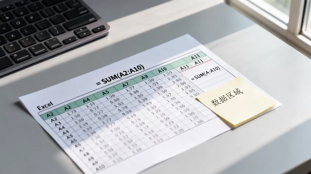 Excel列合计怎么算?如何快速计算Excel一列数据的总和 Excel列合计怎么算?如何快速计算Excel一列数据的总和
