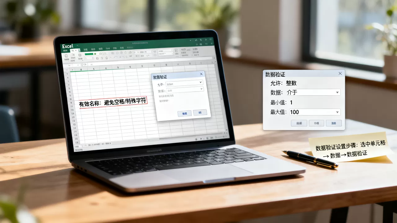 Excel有效名称是什么?excel数据验证怎么设置 Excel有效名称是什么?excel数据验证怎么设置