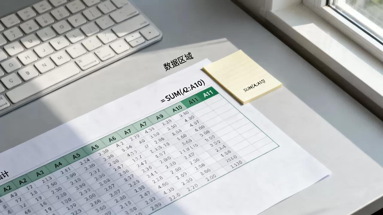Excel列合计怎么算?如何快速计算Excel一列数据的总和 Excel列合计怎么算?如何快速计算Excel一列数据的总和