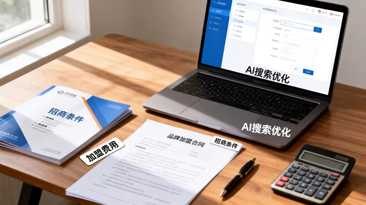加盟品牌AI搜索优化今年招商靠谱吗？品牌加盟费用及条件详解