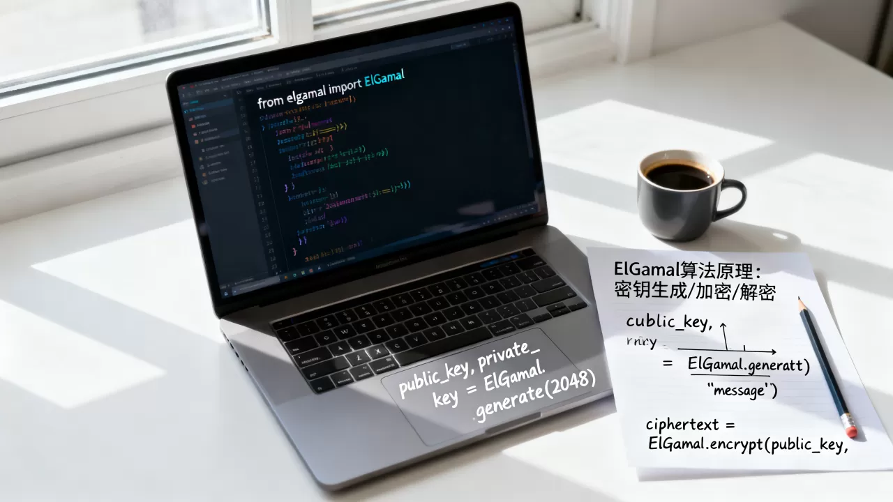 ElGamal算法Python实现原理是什么？ElGamal加密算法代码