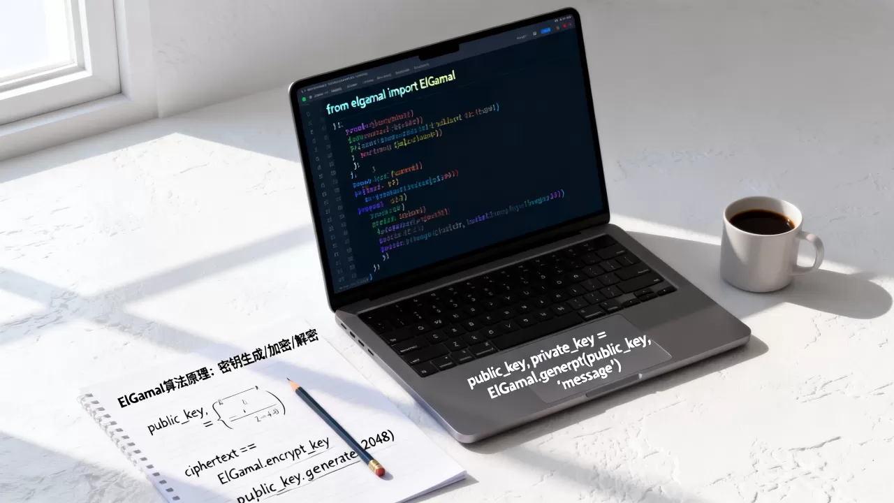 ElGamal算法Python实现原理是什么？ElGamal加密算法代码
