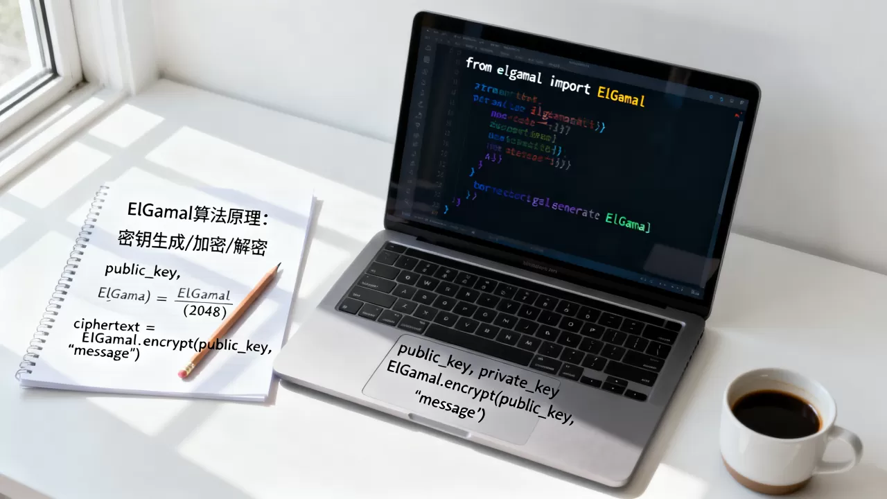 ElGamal算法Python实现原理是什么？ElGamal加密算法代码