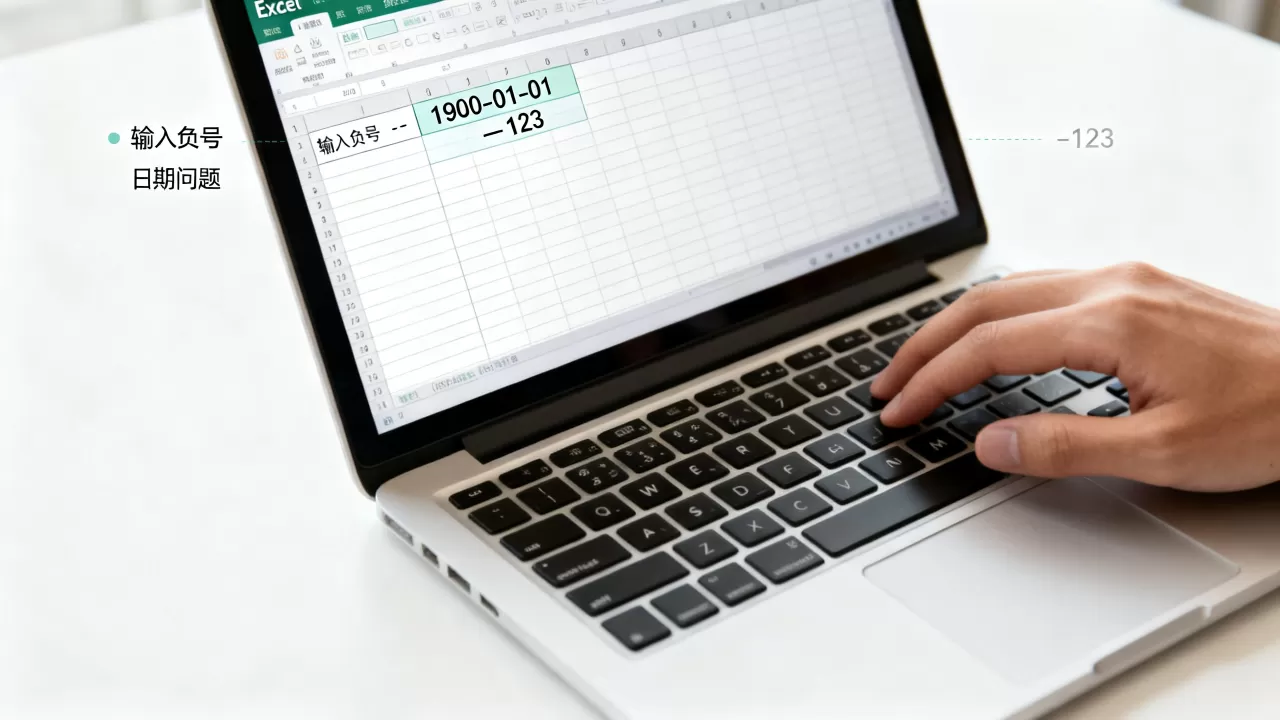 Excel里怎么打出负号?excel输入负号变日期怎么办 Excel里怎么打出负号?excel输入负号变日期怎么办
