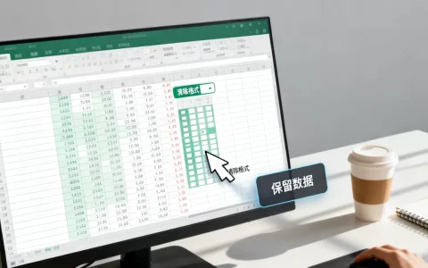 Excel怎么取消样式？如何清除单元格格式保留数据