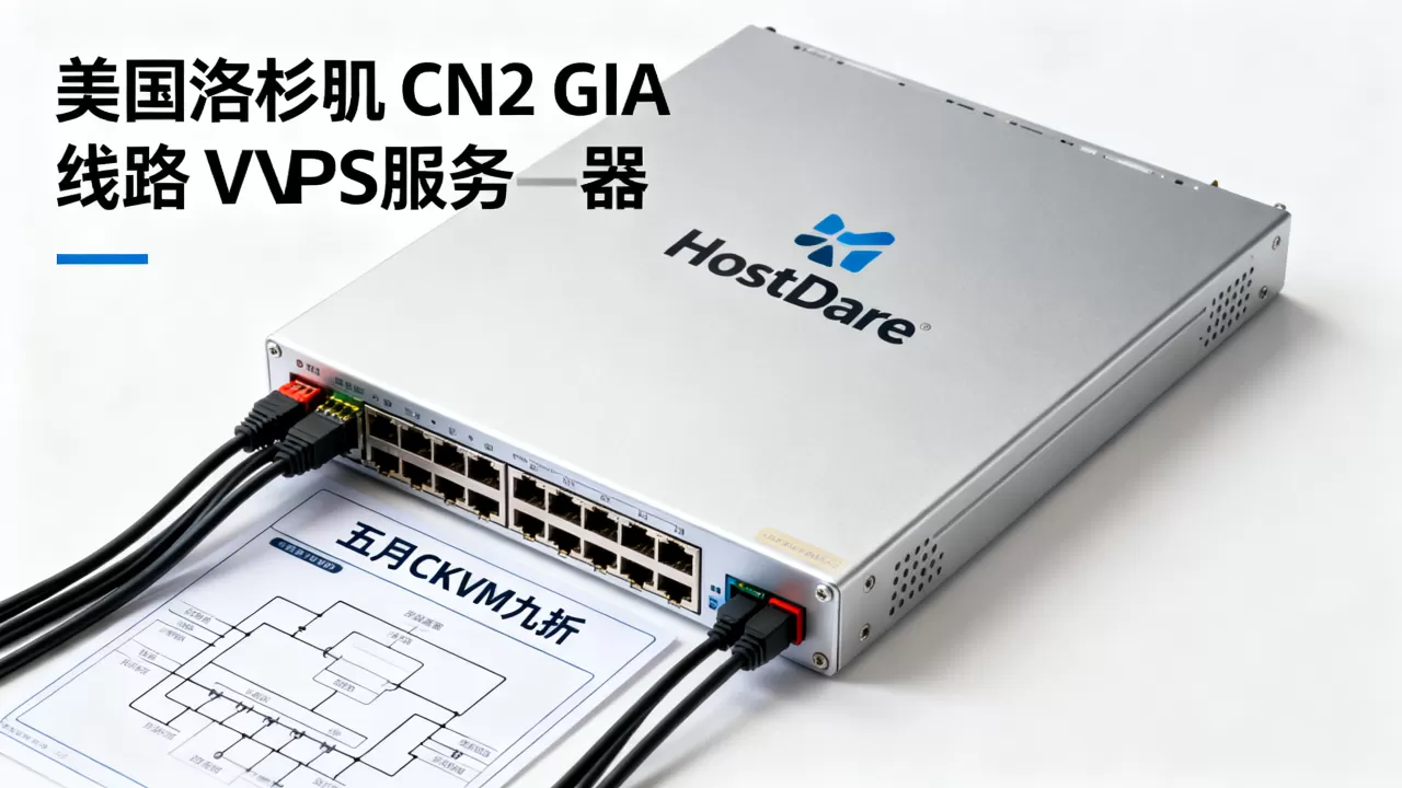 HostDare五月CKVM九折值得买吗?美国洛杉矶CN2 GIA线路VPS推荐 HostDare五月CKVM九折值得买吗?美国洛杉矶CN2 GIA线路VPS推荐