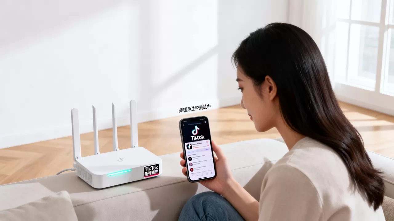 六六云英国家庭IP测TikTok支持好吗？美国原生IP稳定不掉速