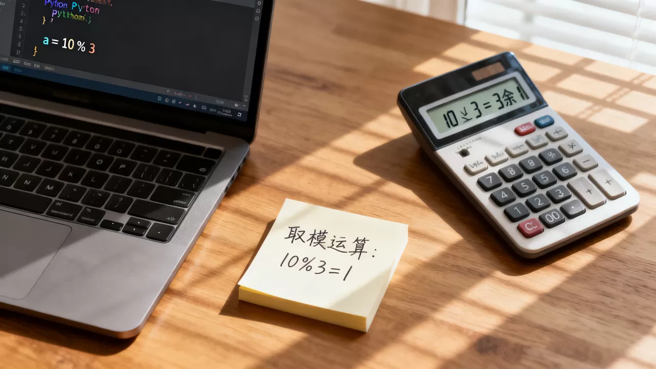 Python取模运算%怎么用？python取余数怎么算