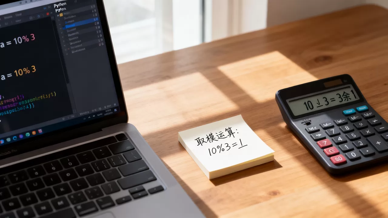 Python取模运算%怎么用？python取余数怎么算